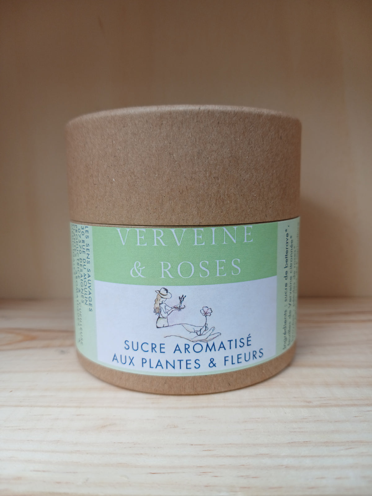 Sucre aromatisé Verveine & Roses