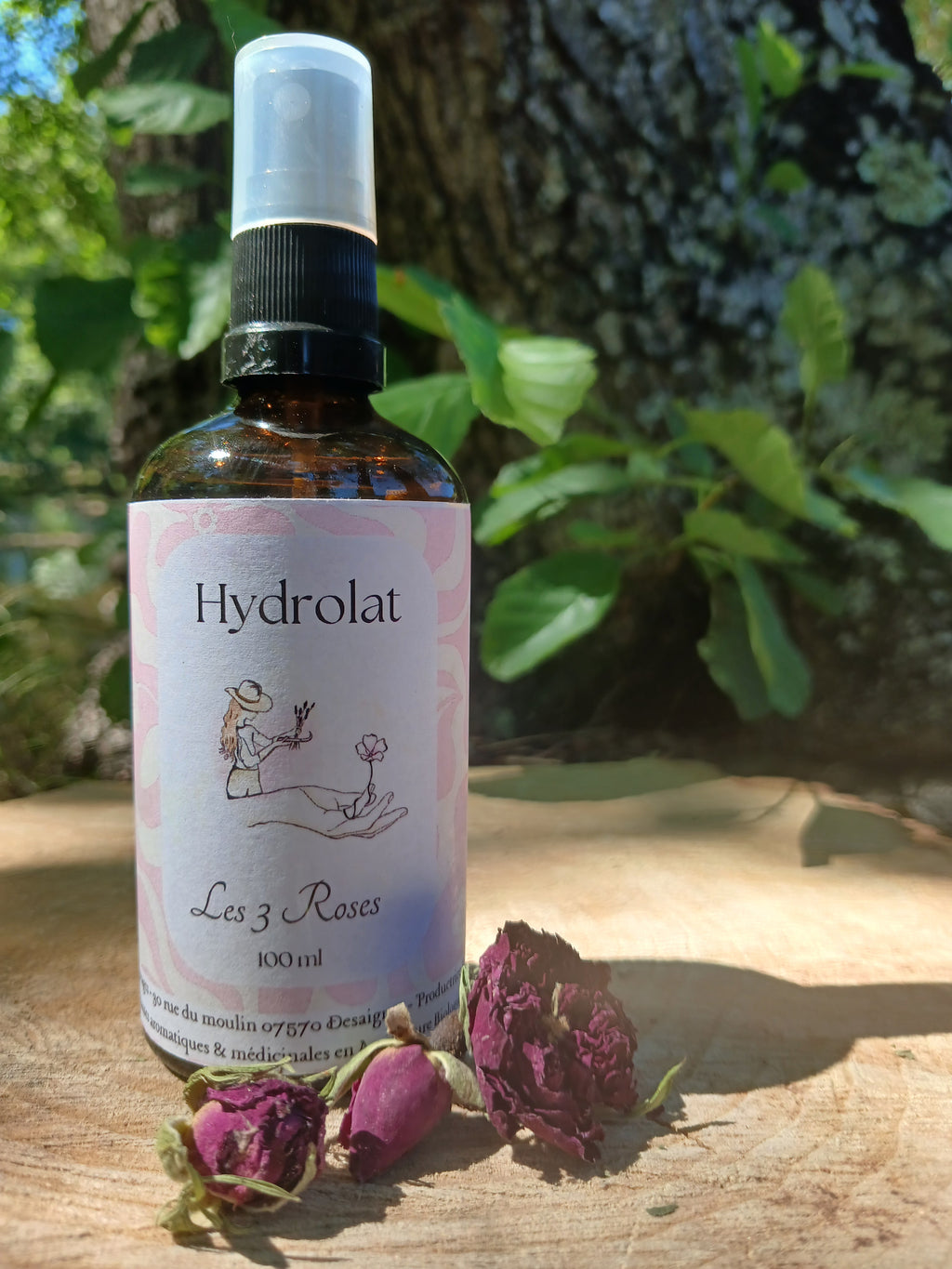 Hydrolat Les 3 Roses — 100 ml