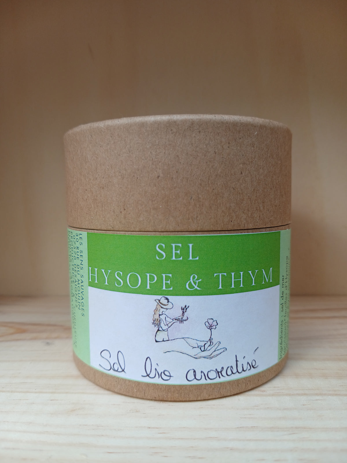 Sel bio aromatisé Hysope & Thym